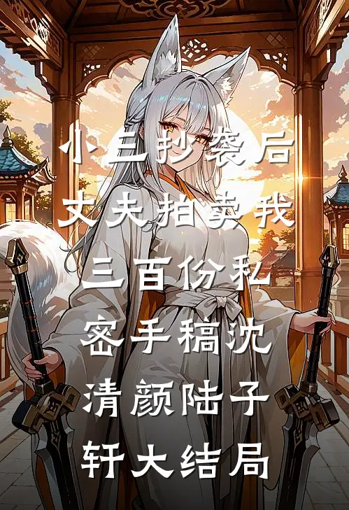 小三抄袭后，丈夫拍卖我三百份私密手稿沈清颜陆子轩大结局