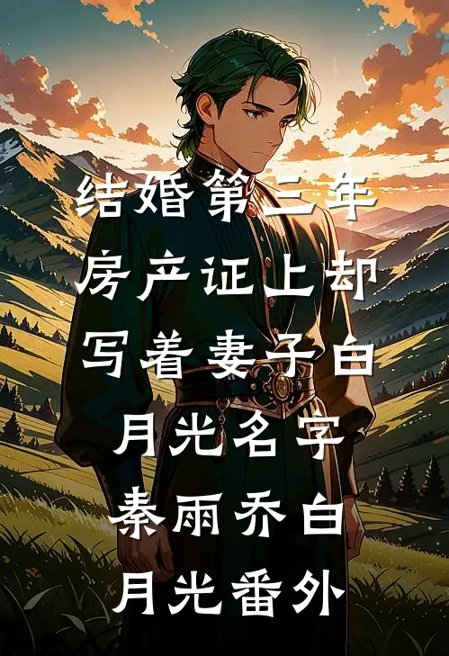 结婚第三年，房产证上却写着妻子白月光名字秦雨乔白月光番外