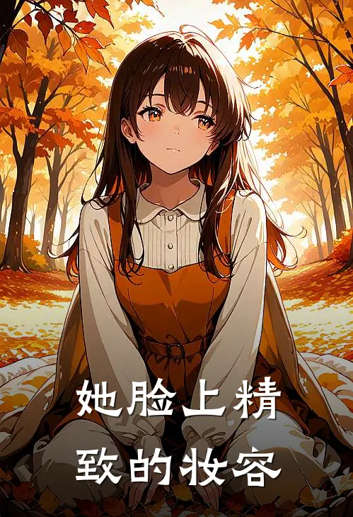 她脸上精致的妆容