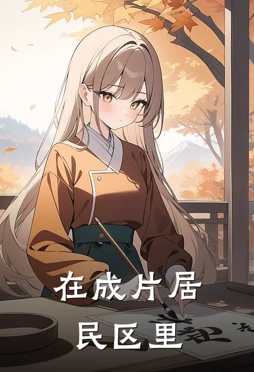 在成片居民区里