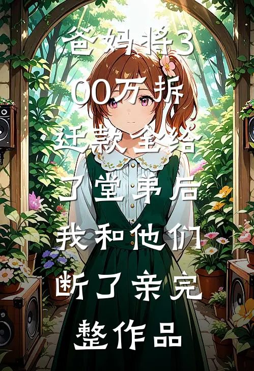 爸妈将300万拆迁款全给了堂弟后，我和他们断了亲完整作品