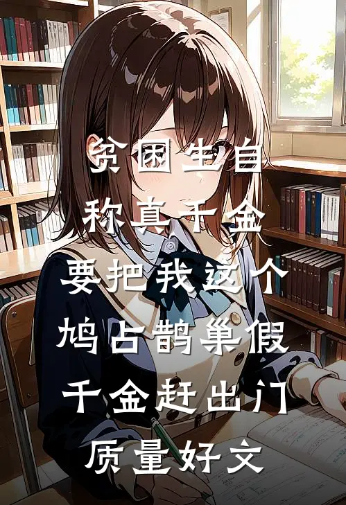 贫困生自称真千金，要把我这个鸠占鹊巢假千金赶出门质量好文