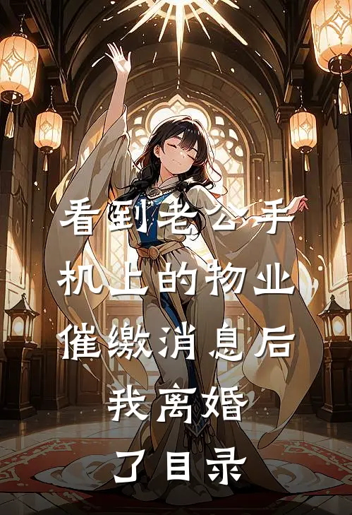 看到老公手机上的物业催缴消息后，我离婚了目录
