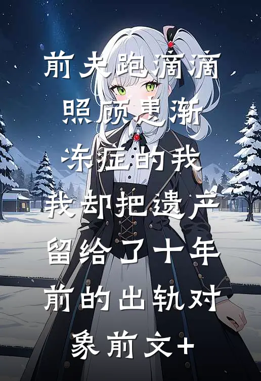 前夫跑滴滴照顾患渐冻症的我，我却把遗产留给了十年前的出轨对象前文+