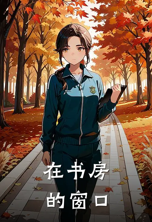 在书房的窗口
