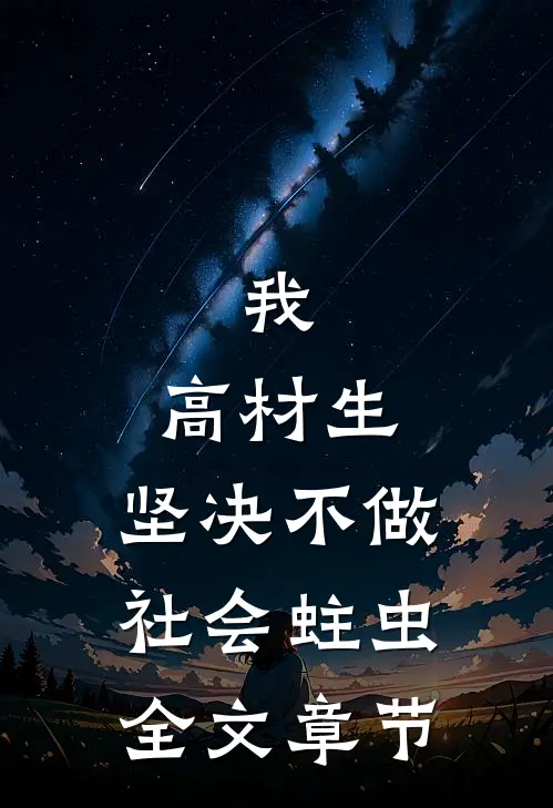 我，高材生，坚决不做社会蛀虫全文章节