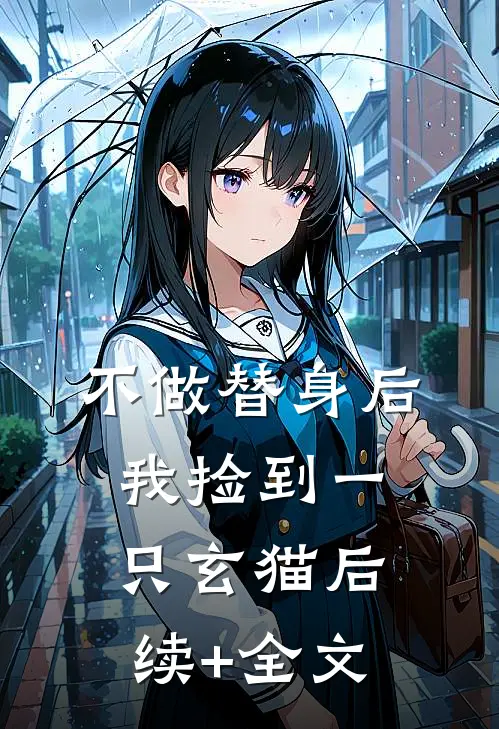 不做替身后，我捡到一只玄猫后续+全文