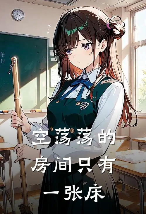 空荡荡的房间只有一张床