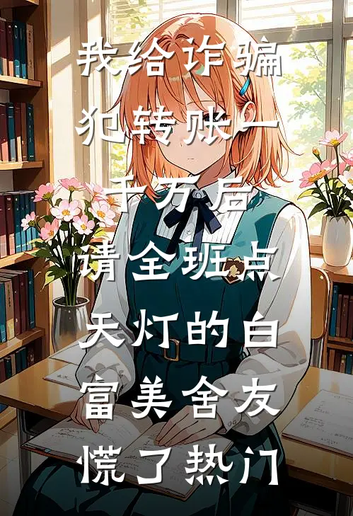 我给诈骗犯转账一千万后，请全班点天灯的白富美舍友慌了热门
