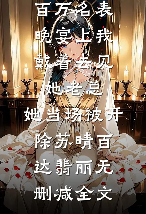 妻子送我廉价领带却为情人买百万名表，晚宴上我戴着去见她老总，她当场被开除苏晴百达翡丽无删减全文