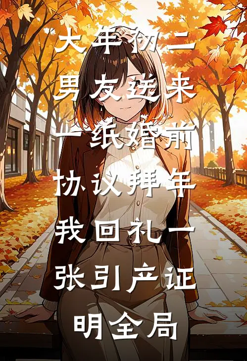 大年初二男友送来一纸婚前协议拜年，我回礼一张引产证明全局