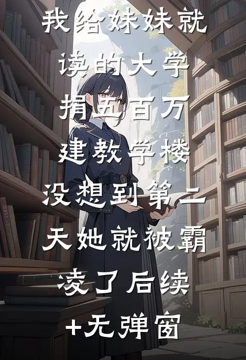 我给妹妹就读的大学捐五百万建教学楼，没想到第二天她就被霸凌了后续+无弹窗