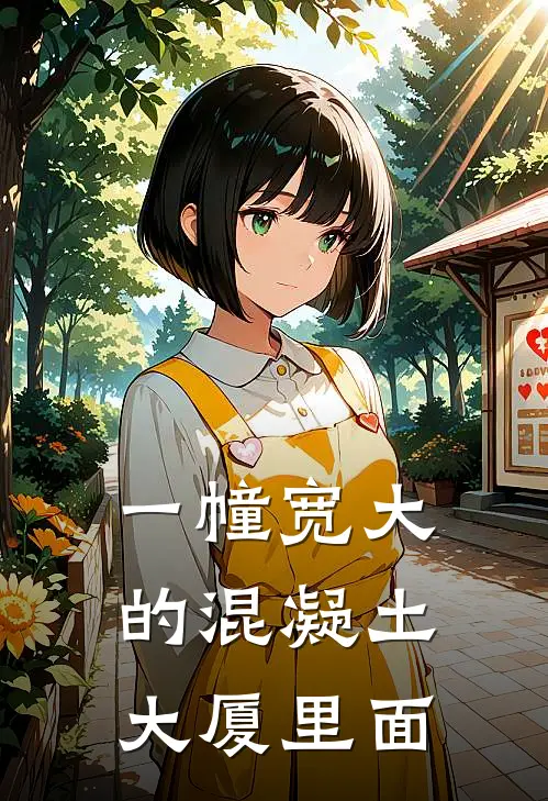 一幢宽大的混凝土大厦里面
