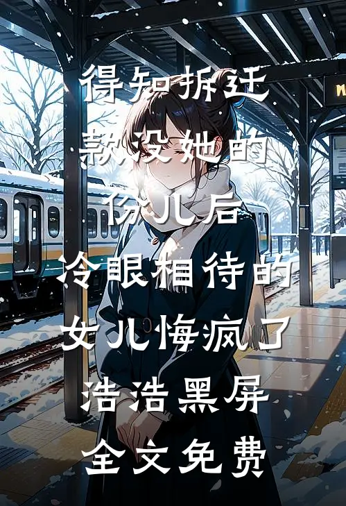 得知拆迁款没她的份儿后，冷眼相待的女儿悔疯了浩浩黑屏全文免费