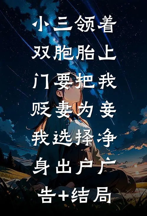 小三领着双胞胎上门要把我贬妻为妾，我选择净身出户广告+结局