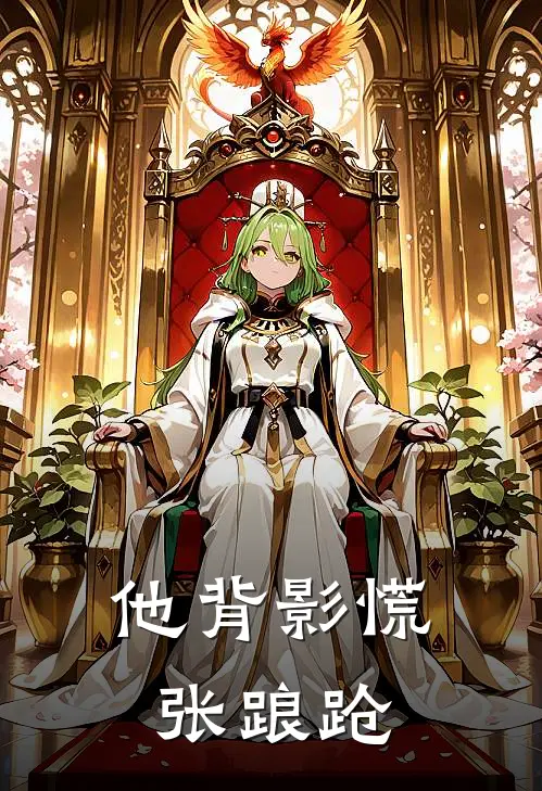 他背影慌张踉跄
