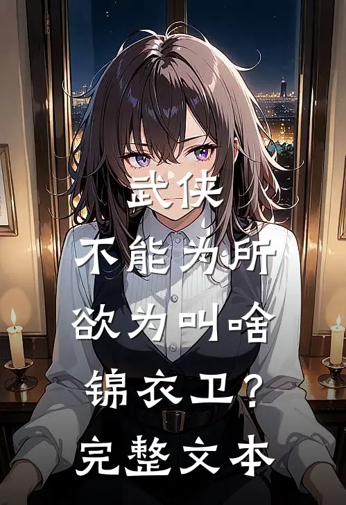 武侠：不能为所欲为叫啥锦衣卫？完整文本