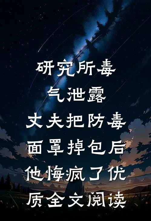 研究所毒气泄露，丈夫把防毒面罩掉包后，他悔疯了优质全文阅读