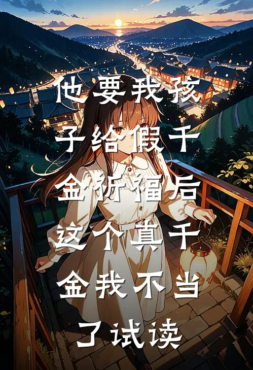 他要我孩子给假千金祈福后，这个真千金我不当了试读