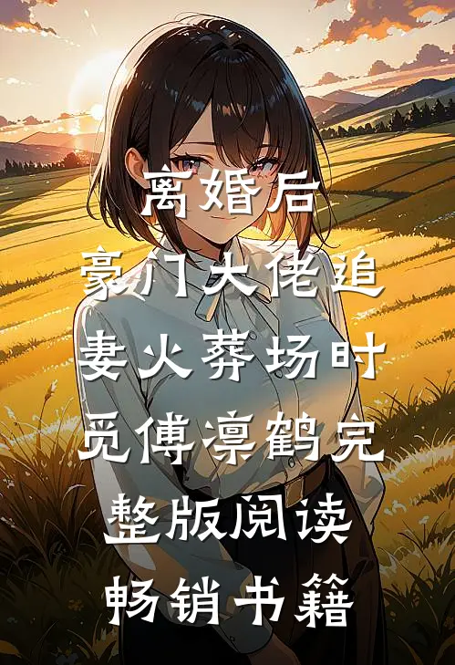 离婚后,豪门大佬追妻火葬场时觅傅凛鹤完整版阅读畅销书籍