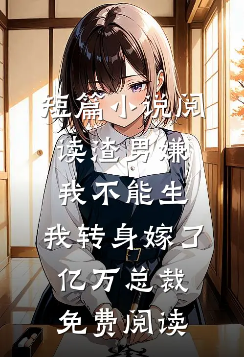 短篇小说阅读渣男嫌我不能生,我转身嫁了亿万总裁免费阅读
