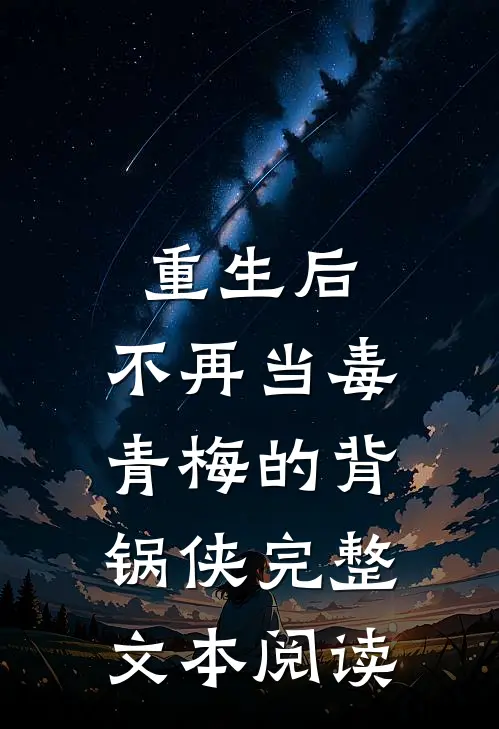 重生后,不再当毒青梅的背锅侠完整文本阅读