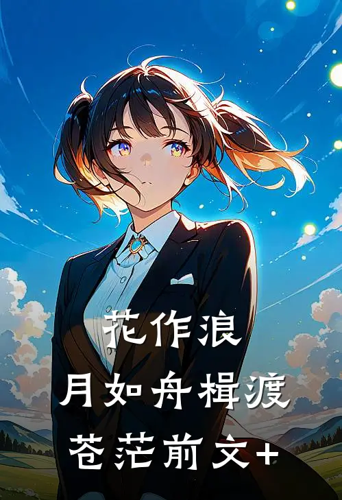 花作浪，月如舟楫渡苍茫前文+