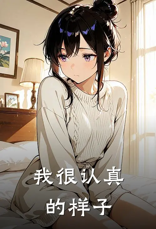 我很认真的样子