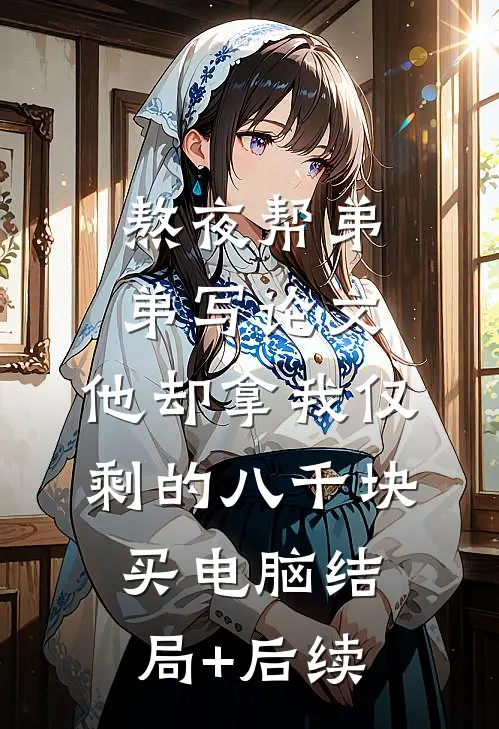 熬夜帮弟弟写论文，他却拿我仅剩的八千块买电脑结局+后续