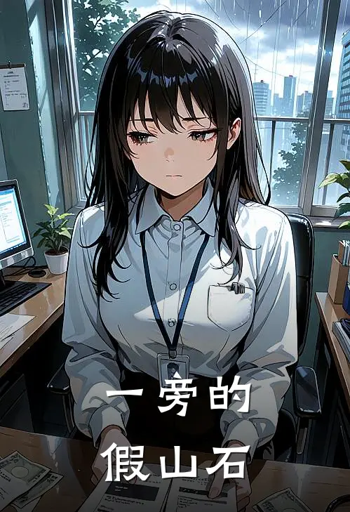 一旁的假山石