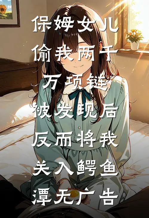保姆女儿偷我两千万项链，被发现后反而将我关入鳄鱼潭无广告