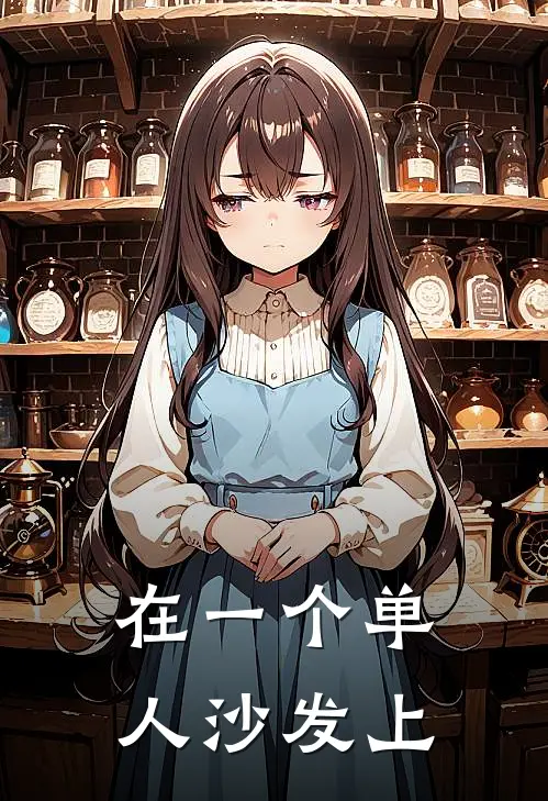 在一个单人沙发上