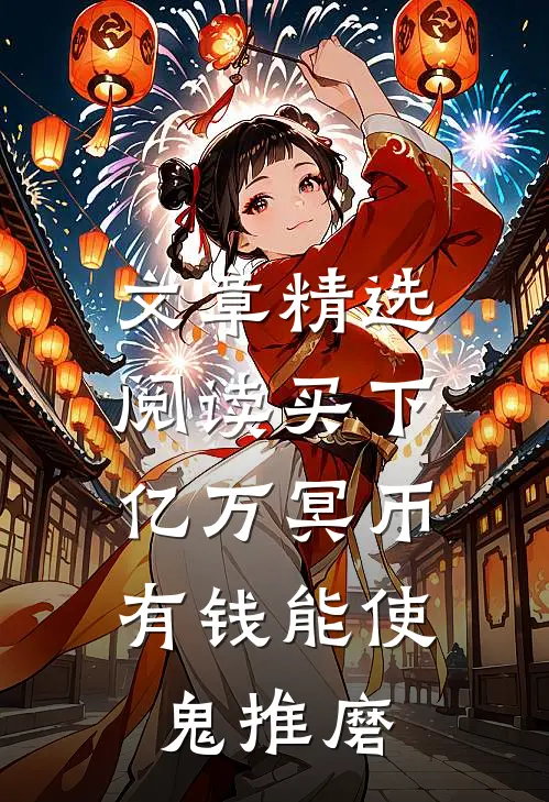 文章精选阅读买下亿万冥币，有钱能使鬼推磨